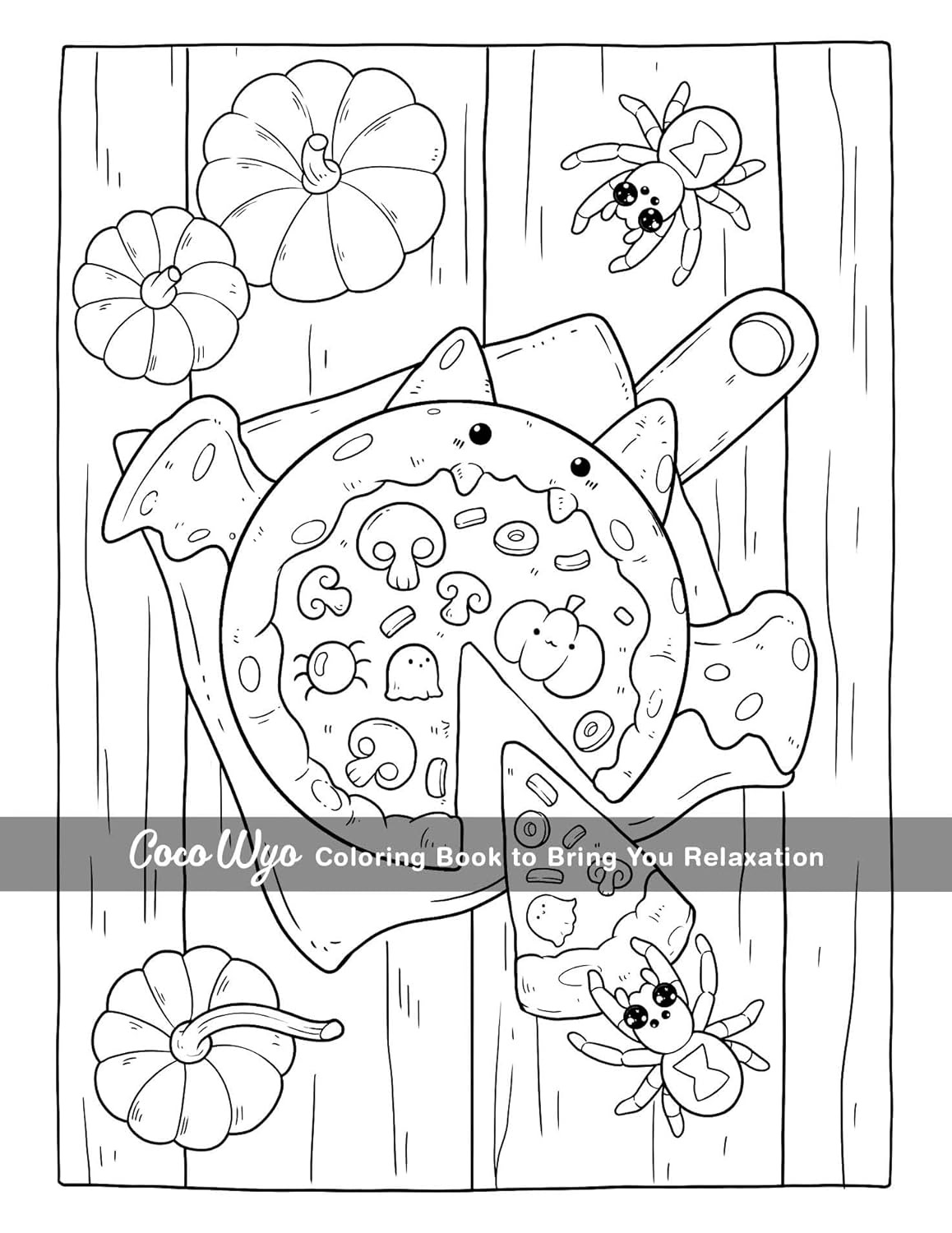 Libro De Colorear-Coco Wyo-Creepy Cutie(Original)