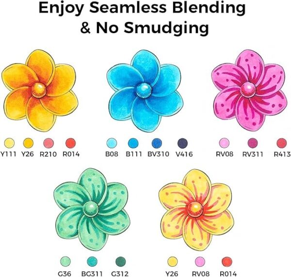 71d8F7eMwiL._AC_SX679 (1) Ohuhu Base Alcohol 216 Colores Punta Pincel y Fina