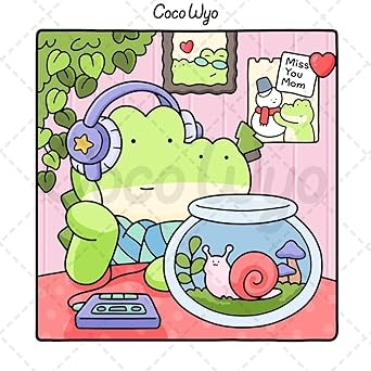 Libro De Colorear-Coco Wyo-Comfy Days(Original)