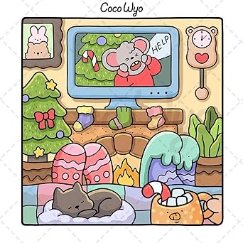 Libro De Colorear-Coco Wyo-Comfy Days(Original)