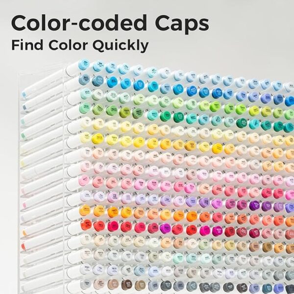 81vsJHnD71L._AC_SX679 (1) Ohuhu Base Alcohol 216 Colores Punta Pincel y Fina