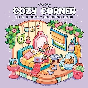 91qwm-PTsvL._SY342 Libro De Colorear-Coco Wyo-Cozy Corner(Original)