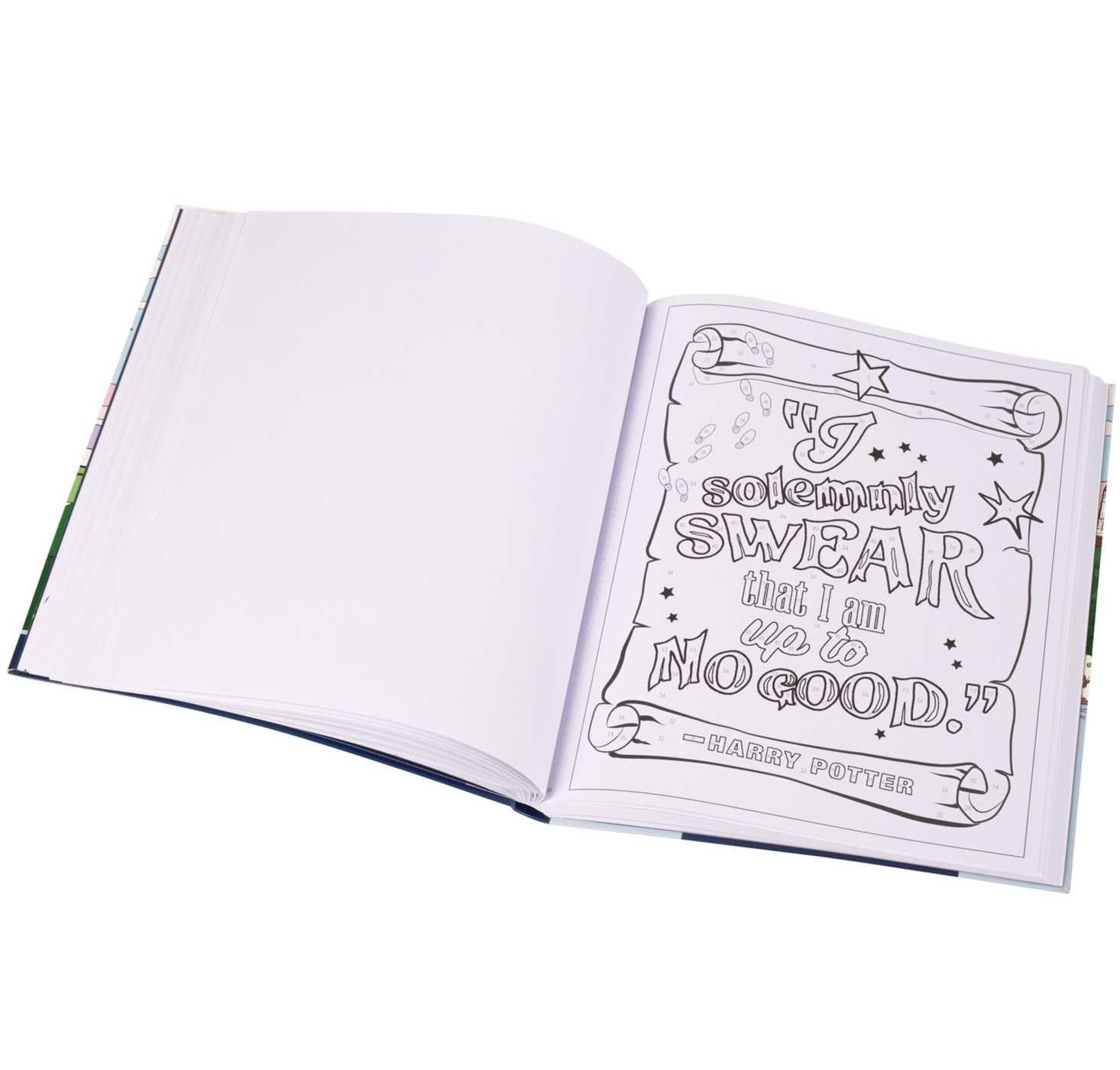 Libro De Colorear Por Número Harry Potter