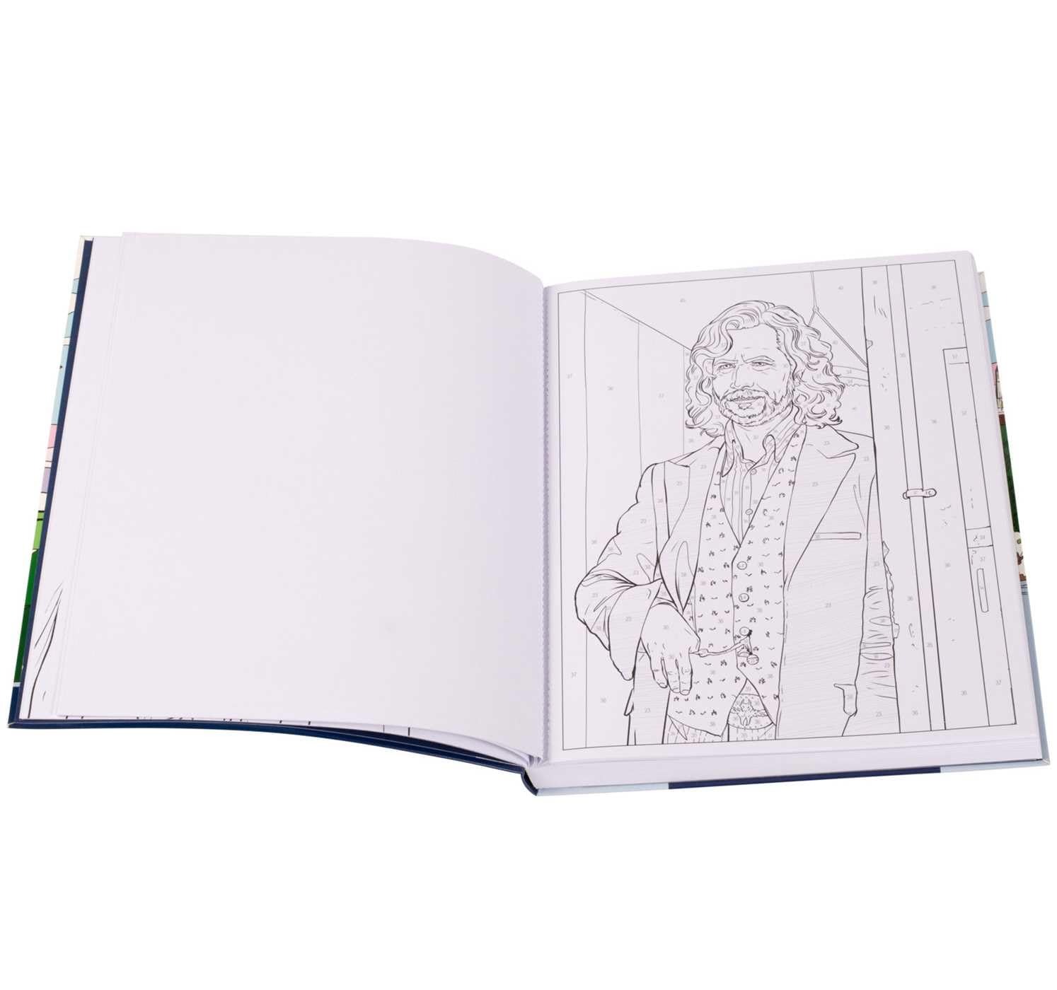 Libro De Colorear Por Número Harry Potter