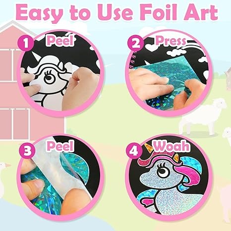 Foil Craft Princesas y Unicornios