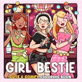 Libro De Colorear Girl Bestie-BOGIKI