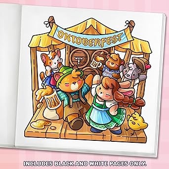 Libro De Colorear Cozy Europe-Jade Summer