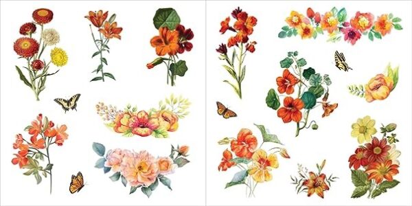 Bunches of Botanicals Libro De Stickers Más De 500