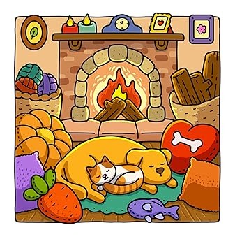 Libro De Colorear Cat Moments- Hikaru Kotz