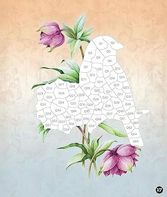 Libro Stickers Por Número Jardín Vintage 28 Imágenes