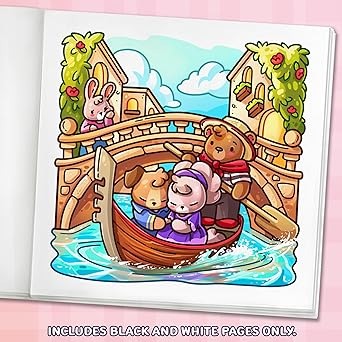 Libro De Colorear Cozy Europe-Jade Summer