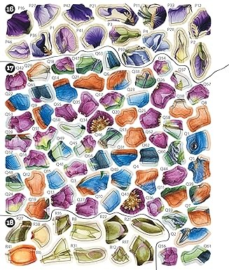 Libro Stickers Por Número Jardín Vintage 28 Imágenes