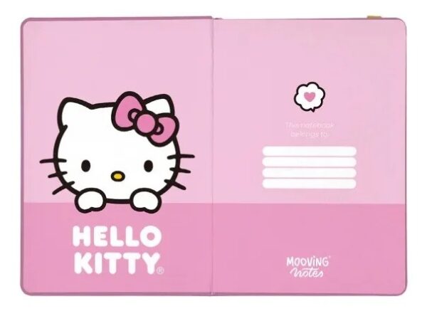 Mooving Libreta Rayada Hello Kitty