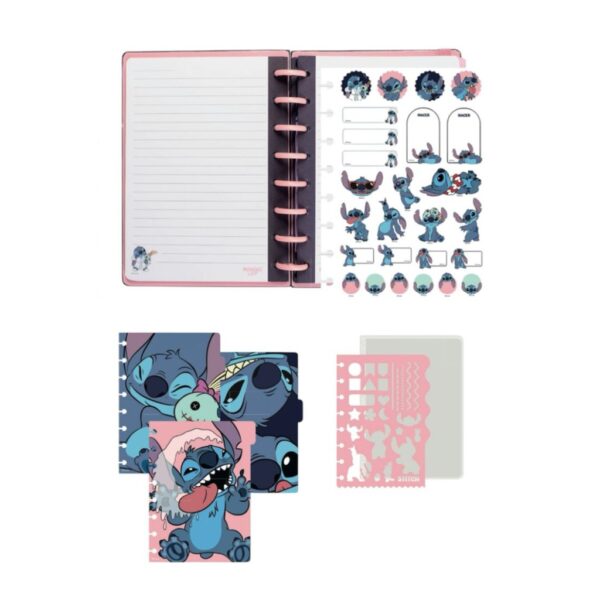 diseno-sin-titulo-2025-04-22t185 Mooving Stitch Cuaderno Rayado De Discos A5