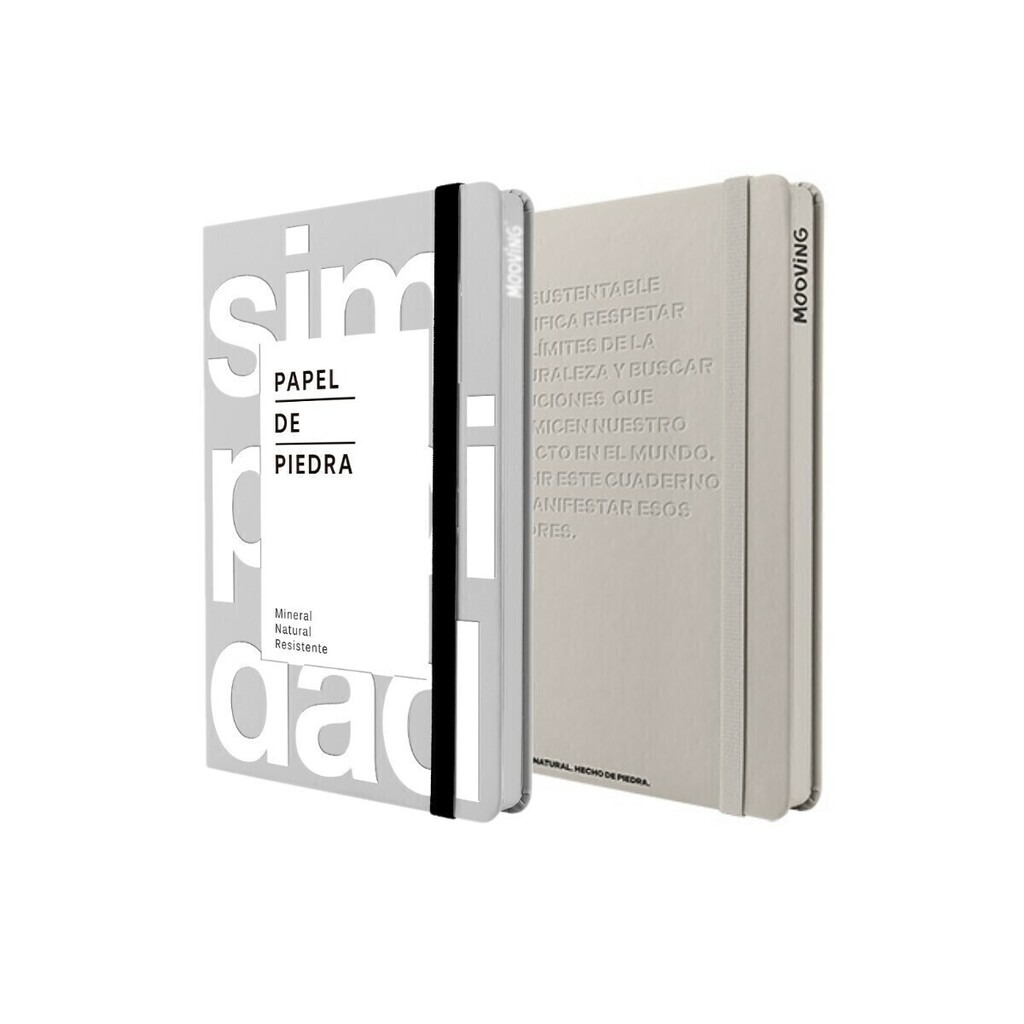 mooving-libreta-papeldepiedra Mooving Libreta De Papel De Piedra 144gr A5