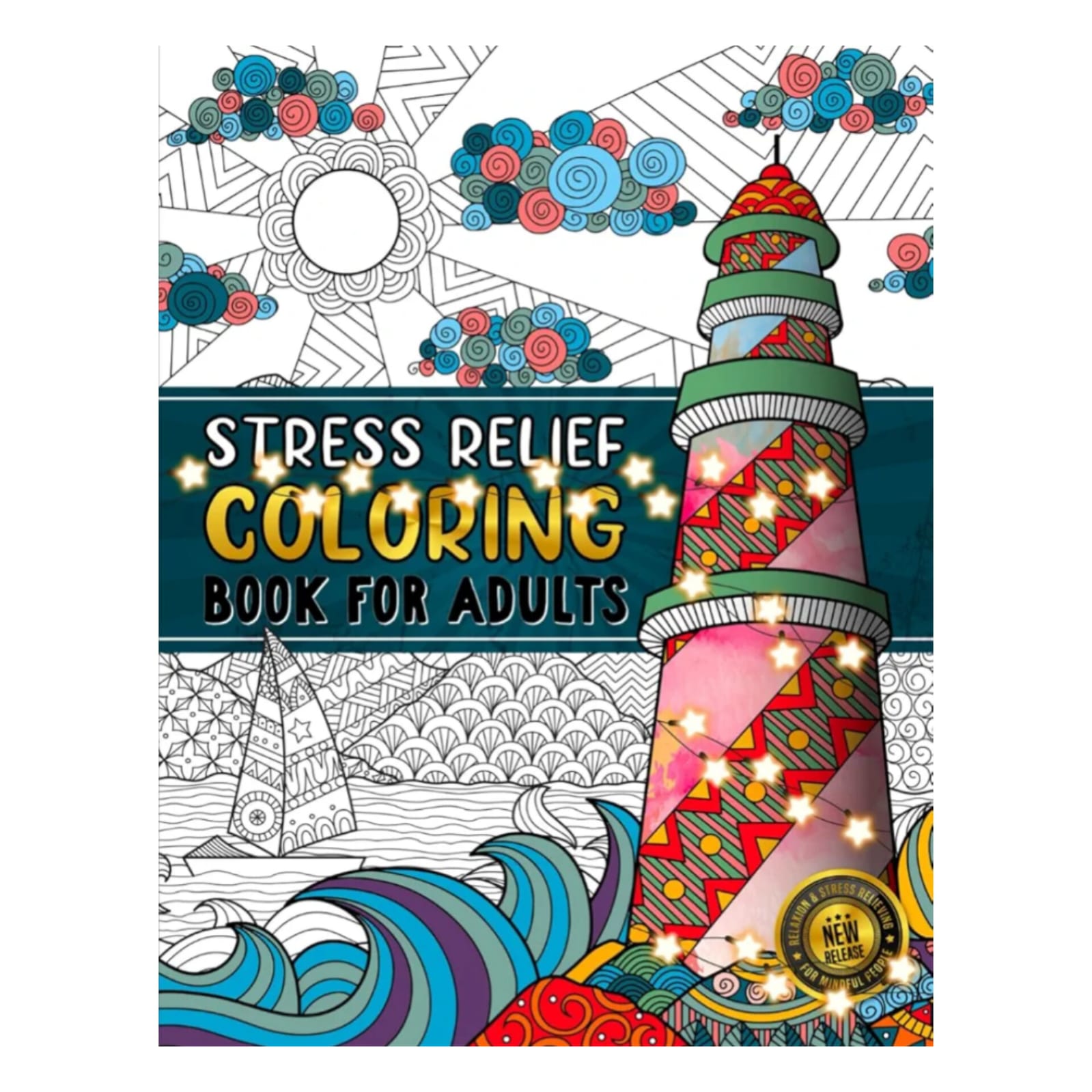 Libro De Colorear Para Adultos Stress Relief