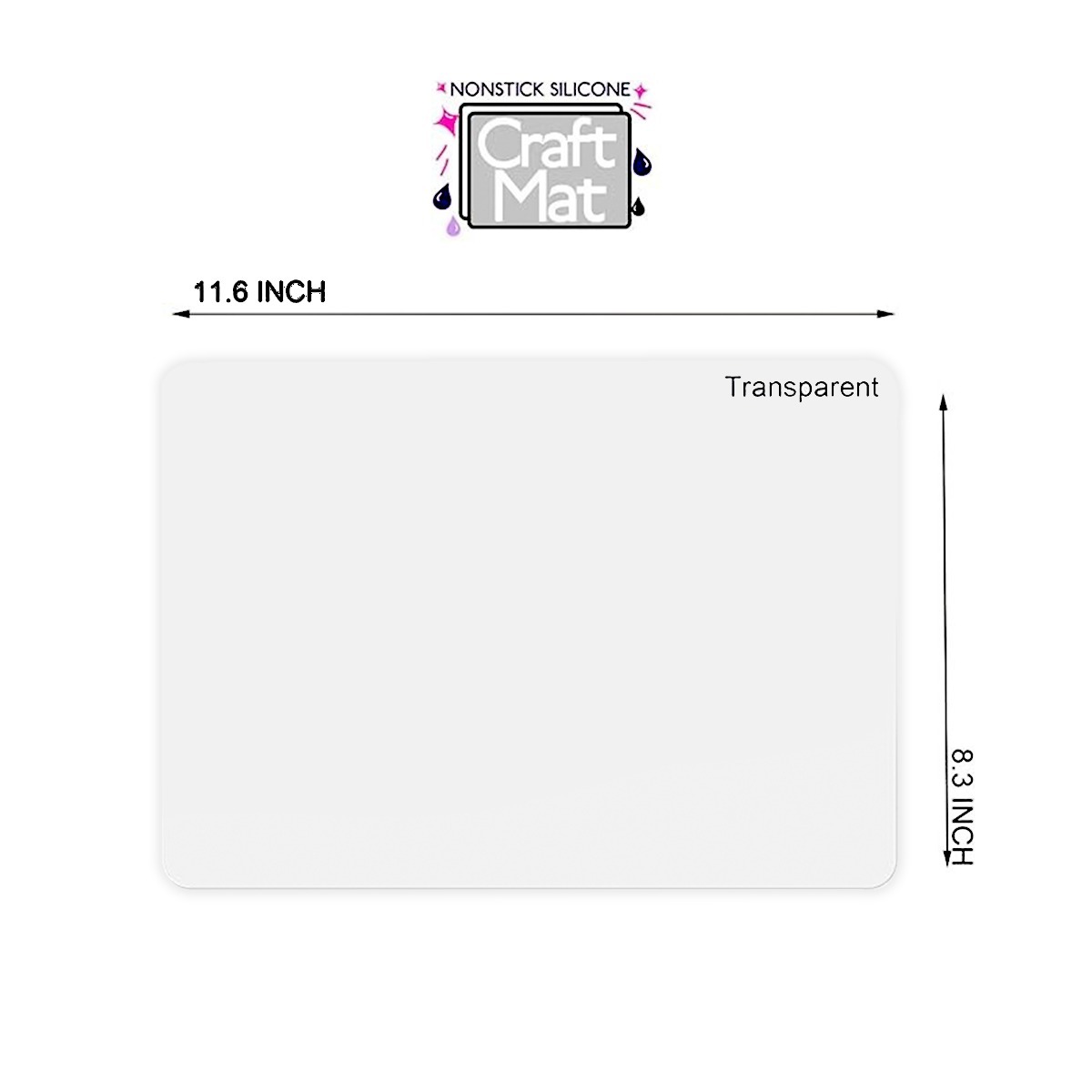 tapete-blanco Tapete De Silicona Para Manualidades y Colorear 29x21cm