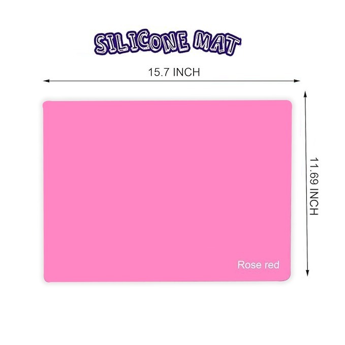 tapete-rosado Tapete De Silicona Para Manualidades y Colorear 39.8x29.7cm
