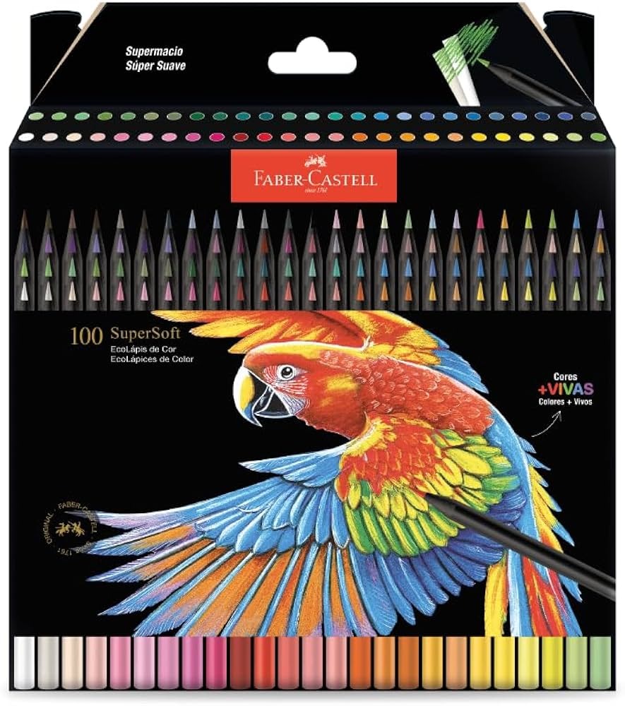 Faber Castell Lápices De Color Supersoft 100 Colores