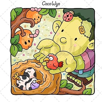 Libro De Colorear Spooky Cutie Vol. 2-Coco Wyo(Original)