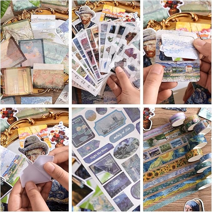 818Hdl8qHXL._AC_SX679 Kit Scrapbook Pintores Famosos