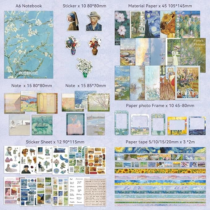 81EoXjeS83L._AC_SX679 Kit Scrapbook Pintores Famosos