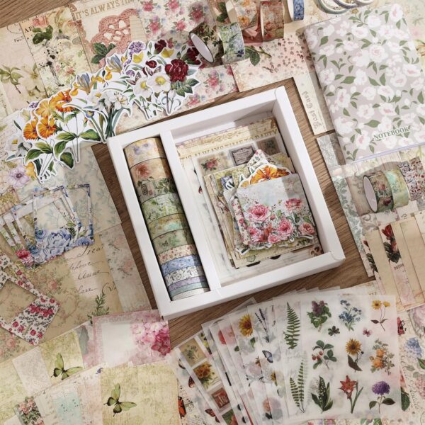 81Zf-OarN6L._AC_SL1500 Kit De Scrapbook Vintage Plant