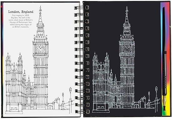 Libro De Actividades Scratch & Sketch Extreme Cities