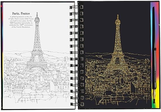 Libro De Actividades Scratch & Sketch Extreme Cities