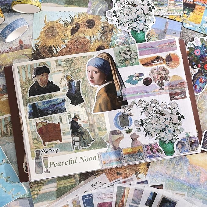 91Y31-LonrL._AC_SX679 Kit Scrapbook Pintores Famosos