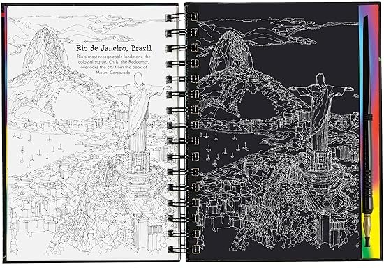 Libro De Actividades Scratch & Sketch Extreme Cities