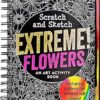 Libro De Actividades Scratch & Sketch Extreme Flowers