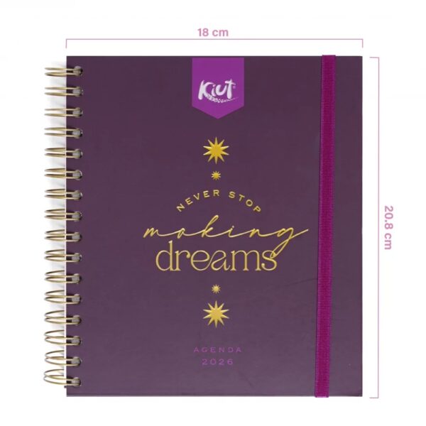 agenda-premium-kiut-2026-making (4) Kiut Agenda Premium 2026 Making Dreams 2 Días Por Página