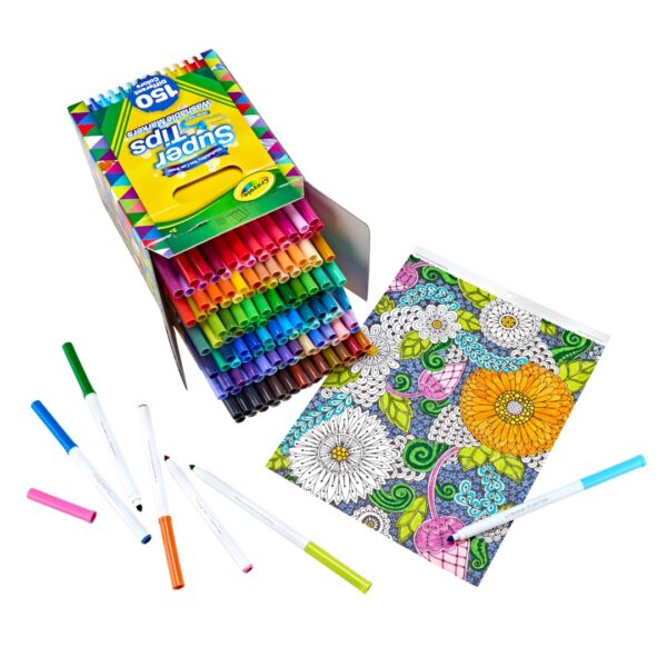 photography_58-5151-0-200_photog Crayola Super Tips Marcadores Base Agua 150 Colores