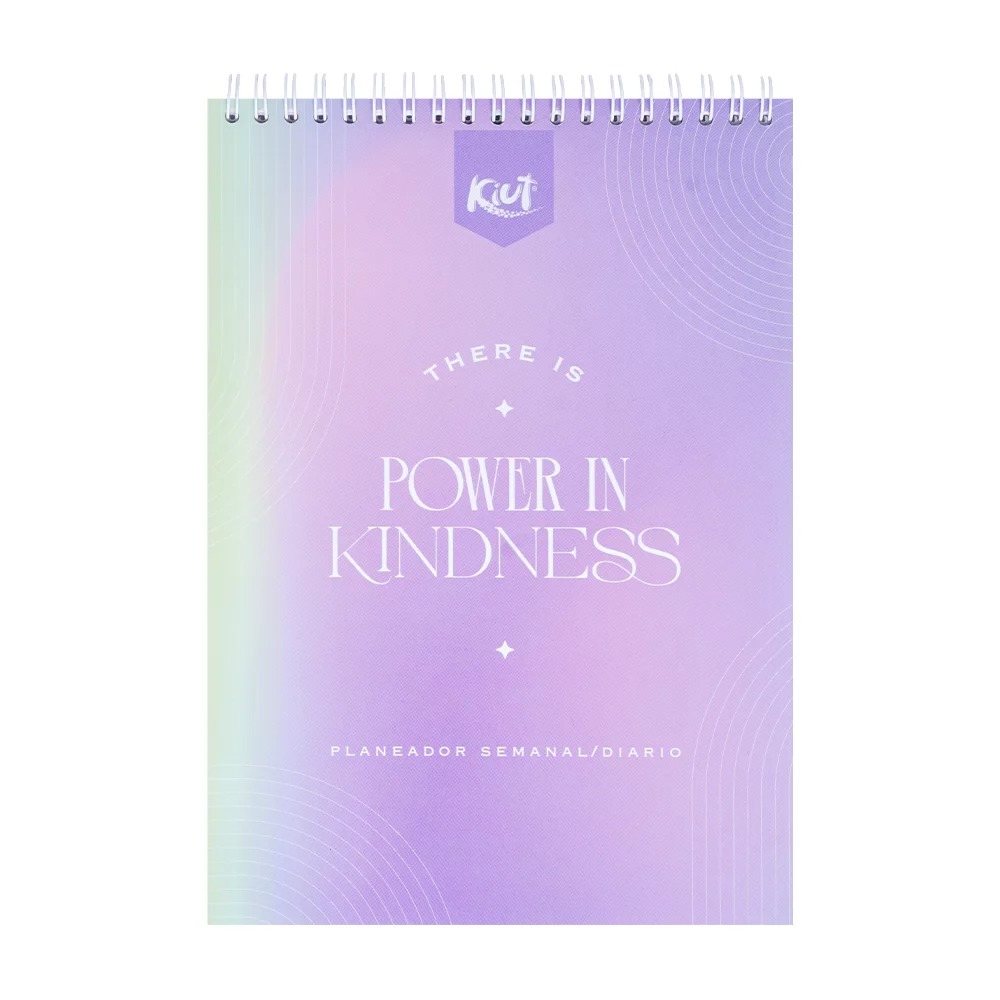 Kiut Planeador Diario-Semanal 2026 Power In Kindness 17.5x24cm