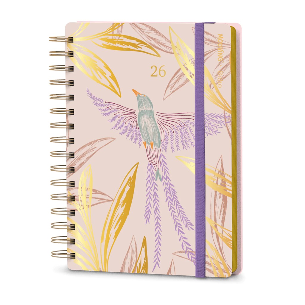 Mooving Agenda 2026 Boho 10x15 cm Día por Página (Pequeña)