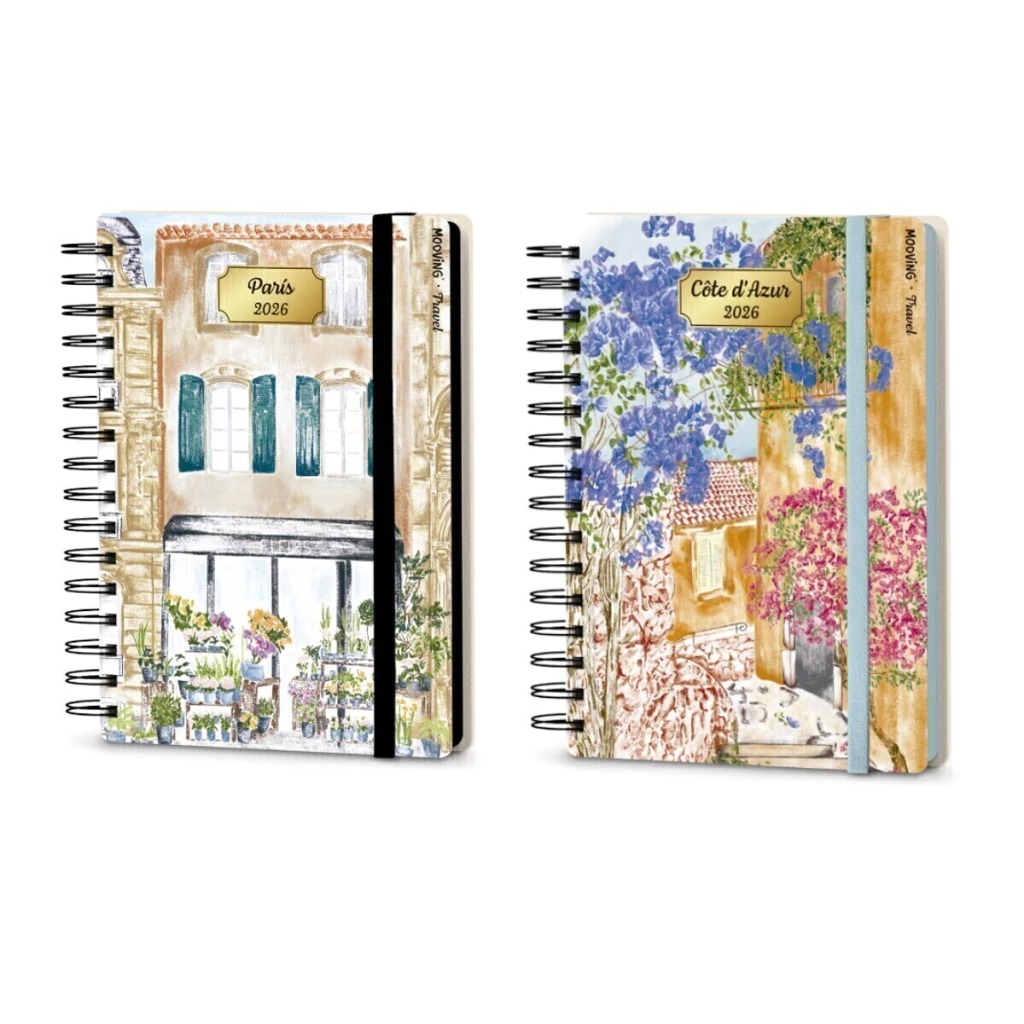 Mooving Agenda 2026 Travel Día Por Página 10x15cm (Pequeña)