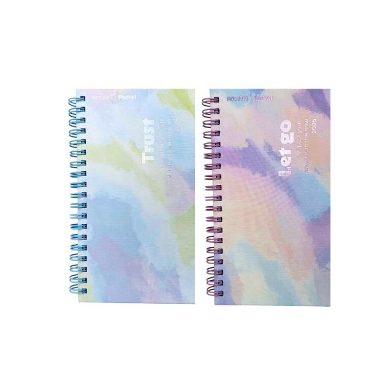 Mooving Agenda 2026 Espiralada Pocket Pastel Semana A La Vista 17x9.2cm