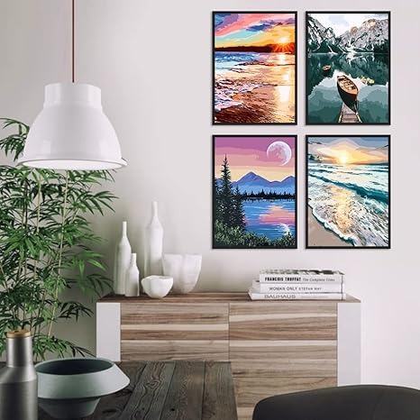 Lienzo Pintura Por Número 40x30cm