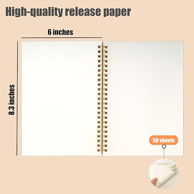 Libreta Para Coleccionar/Guardar Stickers Translúcida A5 (No contiene Stickers)