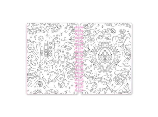 Mooving Agenda 2026 The Coloring Planner 15cx21cm Semana A La Vista