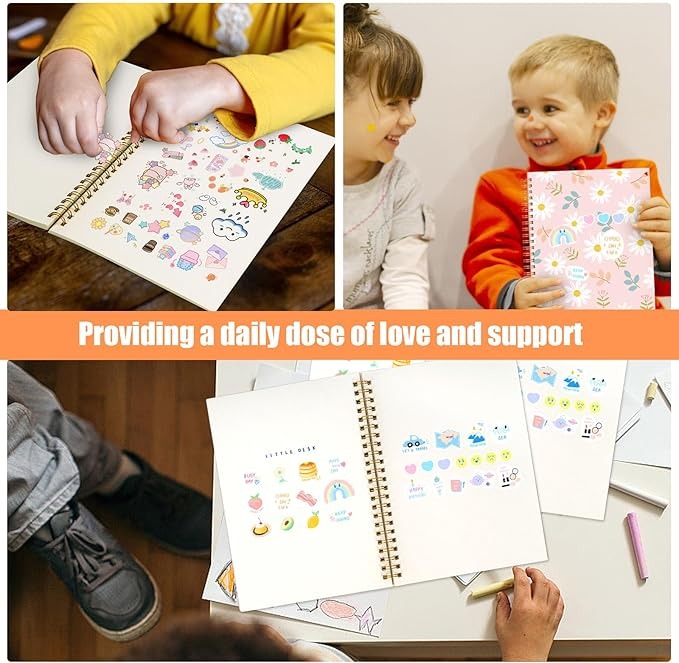 Libreta Para Coleccionar/Guardar Stickers Rosada A5 (No contiene Stickers)