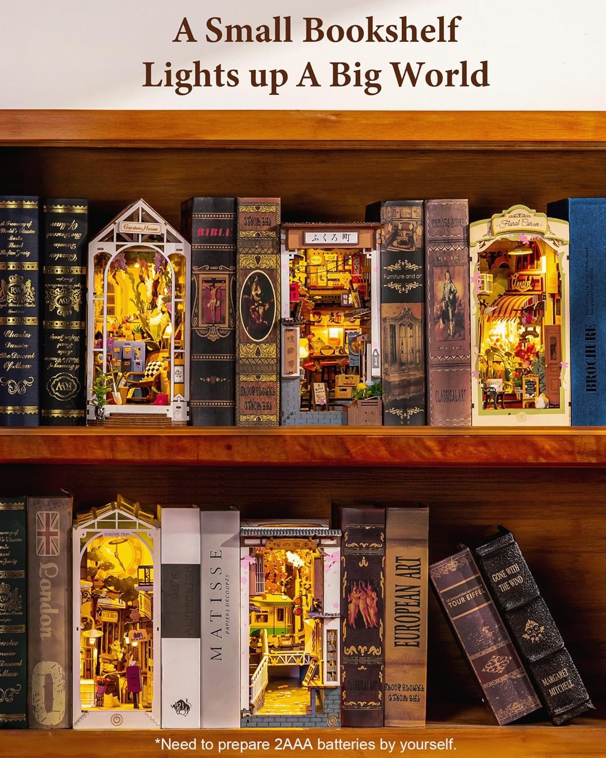 Armable Book Nook Sakura Wine Alley