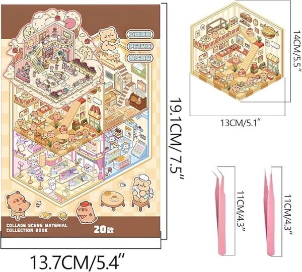 81dm1NT2oPL._AC_SX679 (1) Libro Stickers Isometricas 20 Escenas(Incluye 2 Pinzas)