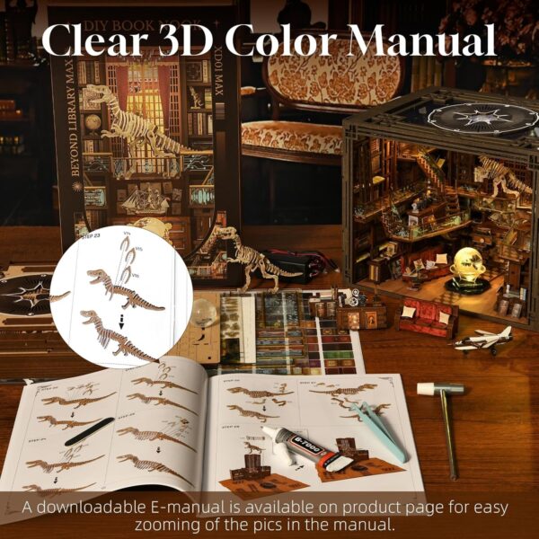 Armable Librería Max (Con Luz Led)