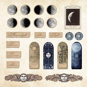Mystical Ephemera! Libro De Stickers 900 Stickers