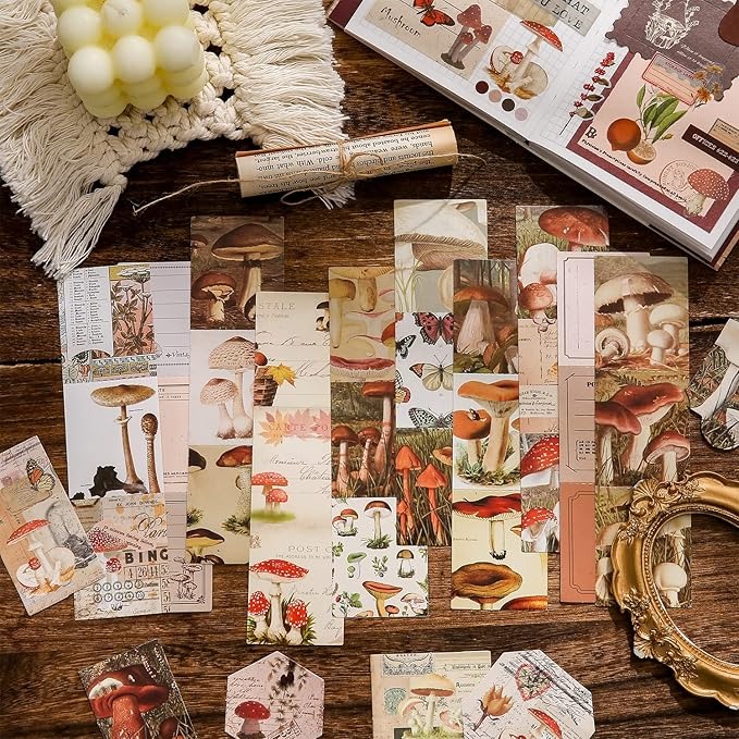 91GL7U45VlL._AC_SX679 Kit Scrapbook Diseño De Hongos