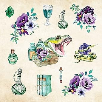Mystical Ephemera! Libro De Stickers 900 Stickers