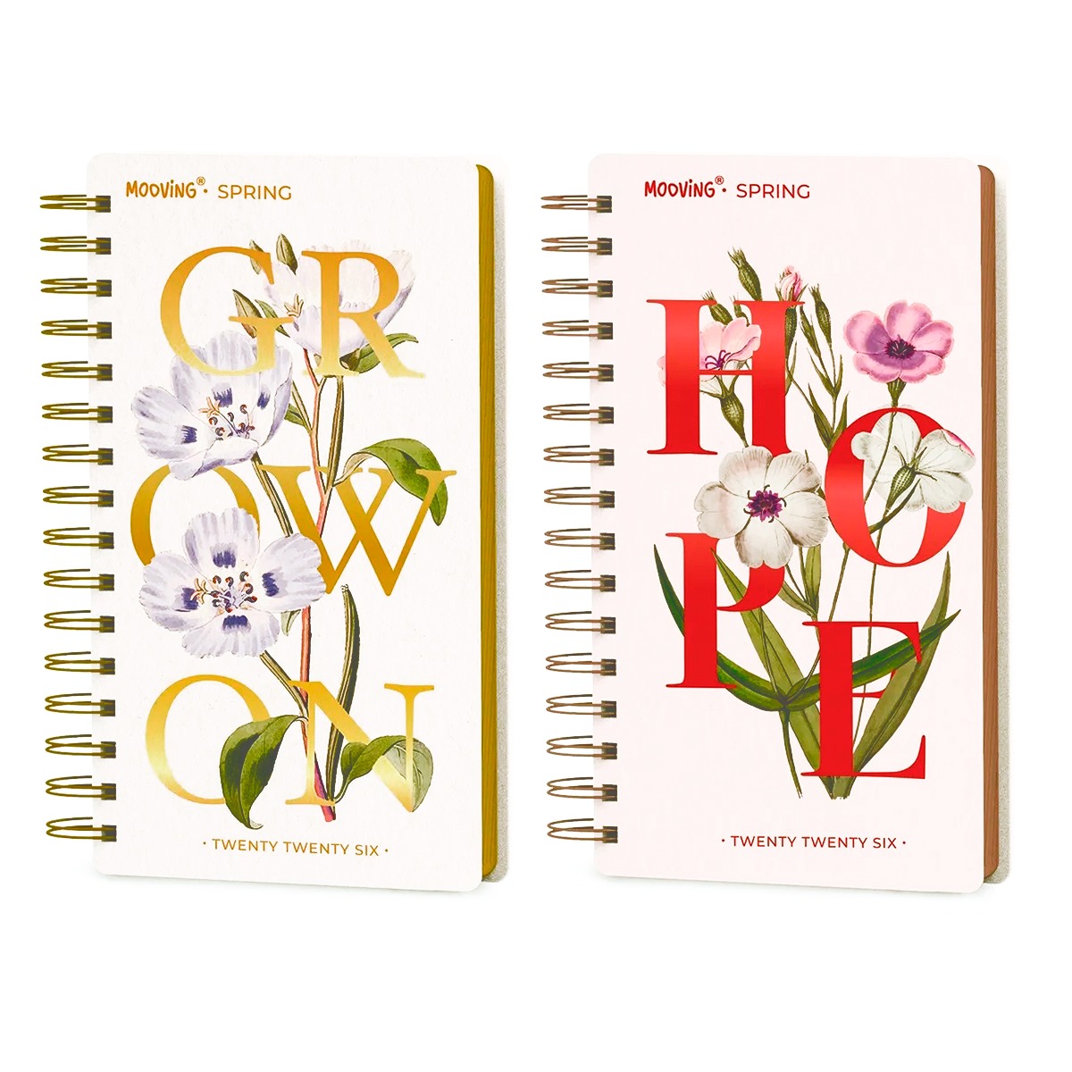 Mooving Agenda 2026 Pocket Espiralada Semana A La Vista Spring 17x9,2cm (Pequeña)