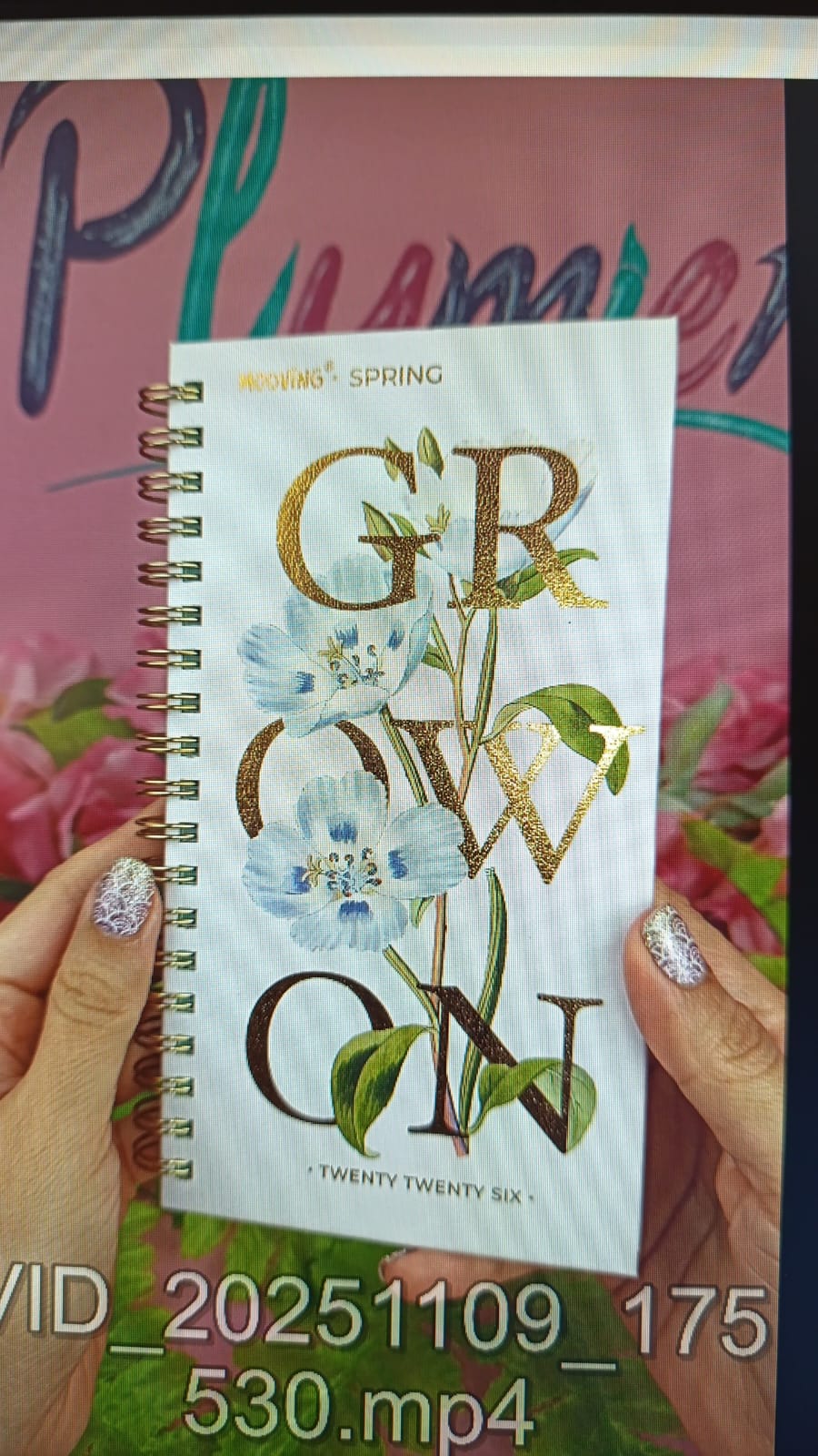 Mooving Agenda 2026 Pocket Espiralada Semana A La Vista Spring 17x9,2cm (Pequeña)